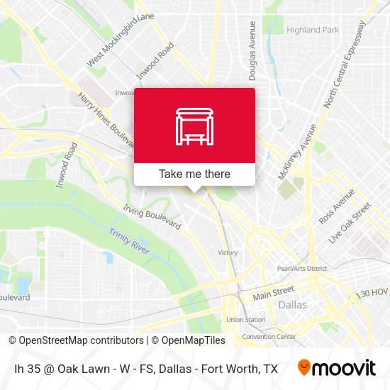 Ih 35 @ Oak Lawn - W - FS map