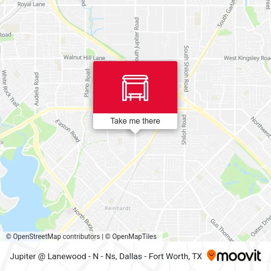 Jupiter @ Lanewood - N - Ns map