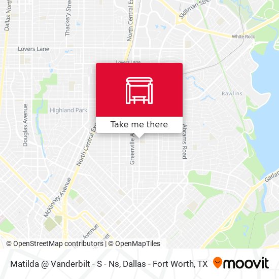 Mapa de Matilda @ Vanderbilt - S - Ns