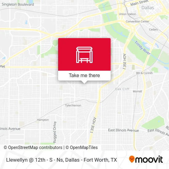 Llewellyn @ 12th - S - Ns map