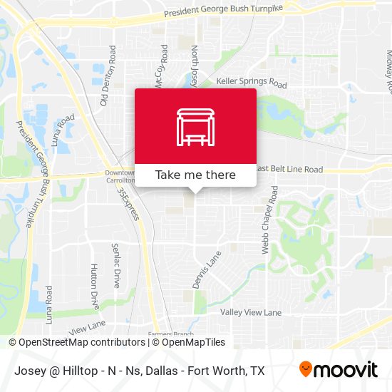 Josey @ Hilltop - N - Ns map