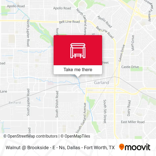 Walnut @ Brookside - E - Ns map