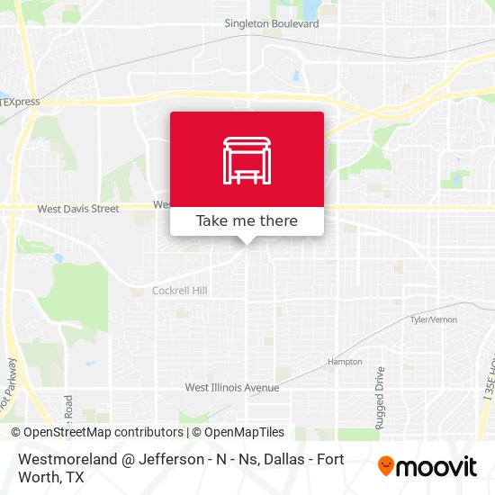 Westmoreland @ Jefferson - N - Ns map