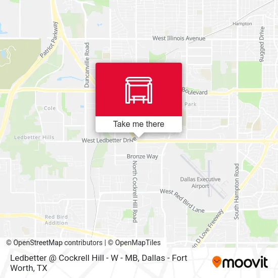 Ledbetter @ Cockrell Hill - W - MB map