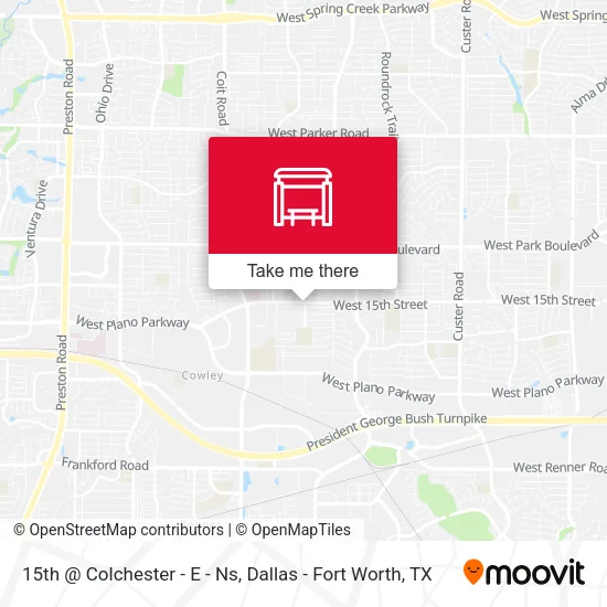 15th @ Colchester - E - Ns map