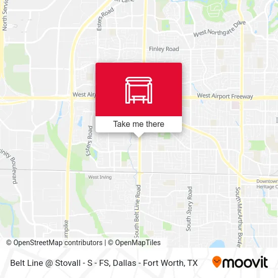Belt Line @ Stovall - S - FS map