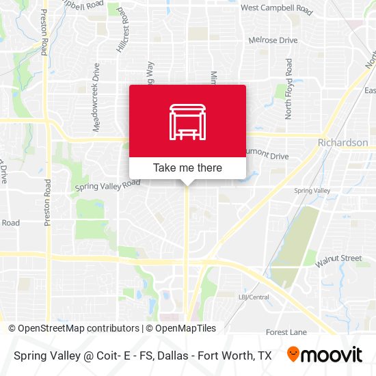 Mapa de Spring Valley @ Coit- E - FS