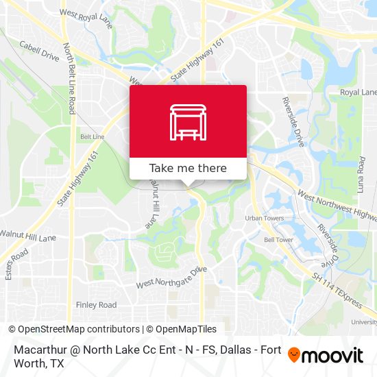 Mapa de Macarthur @ North Lake Cc Ent - N - FS