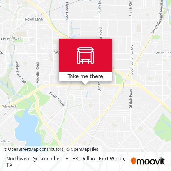 Northwest @ Grenadier - E - FS map