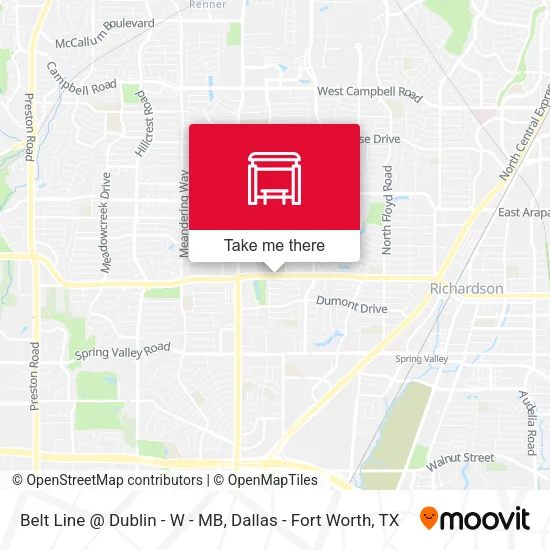Belt Line @ Dublin - W - MB map