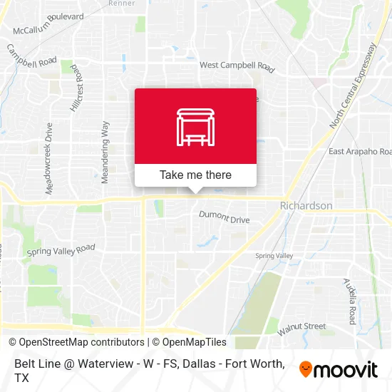 Belt Line @ Waterview - W - FS map