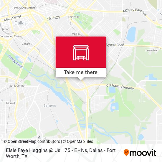 Elsie Faye Heggins @ Us 175 - E - Ns map