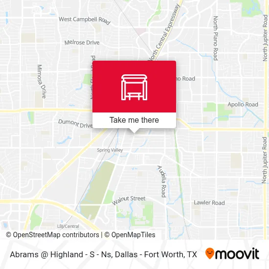Abrams @ Highland - S - Ns map