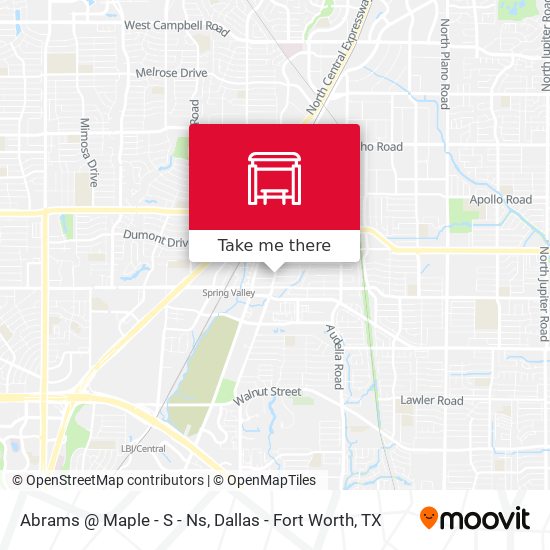 Abrams @ Maple - S - Ns map