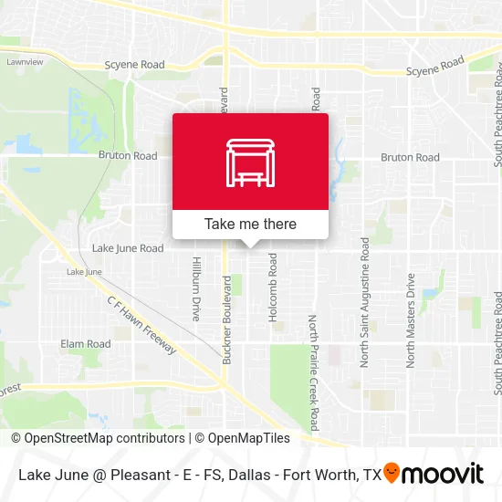 Lake June @ Pleasant - E - FS map