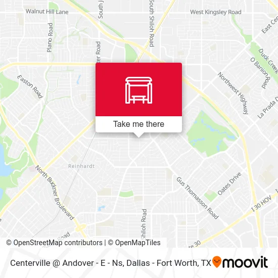 Centerville @ Andover - E - Ns map