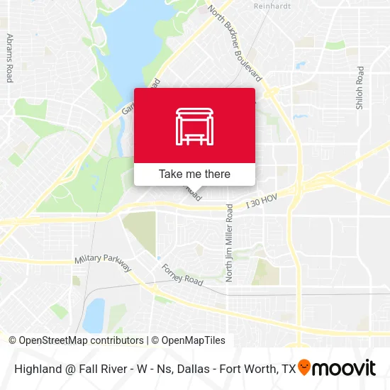 Highland @ Fall River - W - Ns map