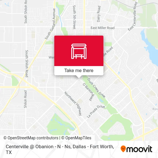 Centerville @ Obanion - N - Ns map