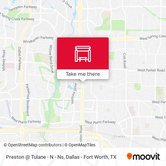 Preston @ Tulane - N - Ns map