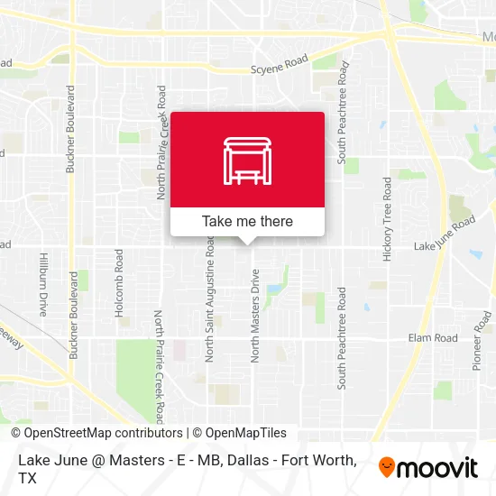 Lake June @  Masters  - E - MB map