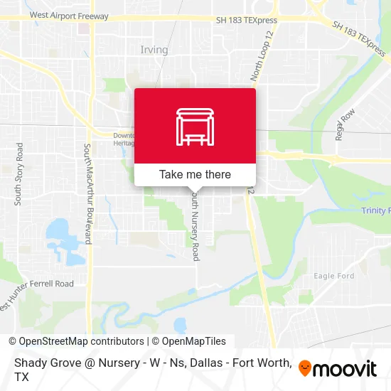 Shady Grove @ Nursery - W - Ns map