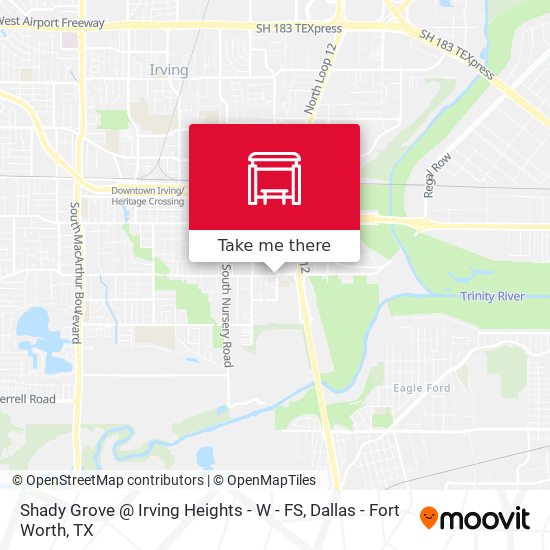 Shady Grove @ Irving Heights - W - FS map