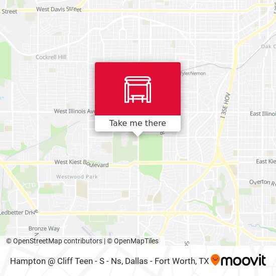 Hampton @ Cliff Teen - S - Ns map
