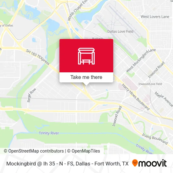 Mockingbird @ Ih 35 - N - FS map