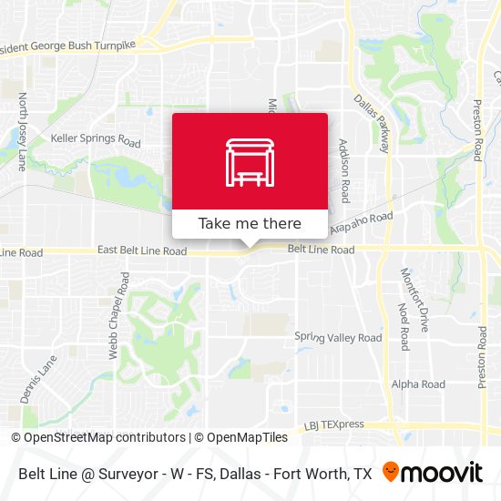 Belt Line @ Surveyor - W - FS map