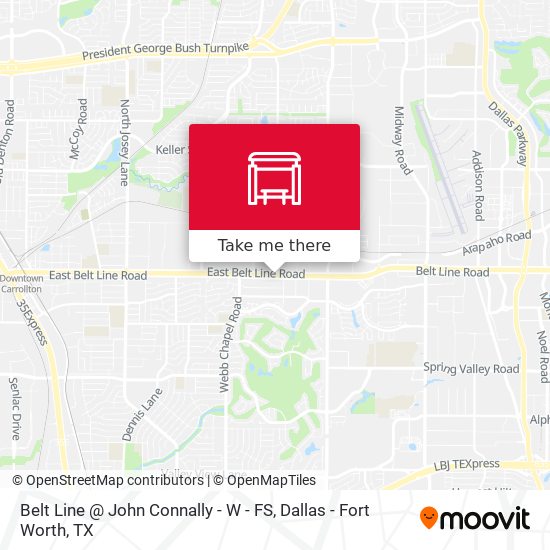 Belt Line @ John Connally - W - FS map