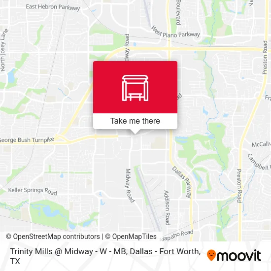 Trinity Mills @ Midway - W - MB map