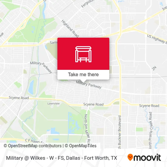 Military @ Wilkes - W - FS map