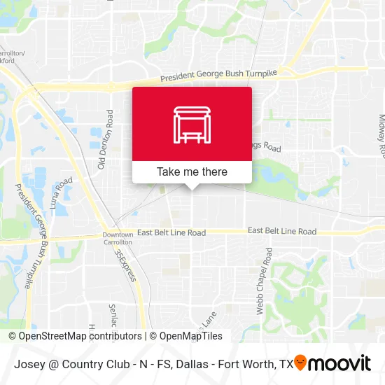 Josey @ Country Club - N - FS map
