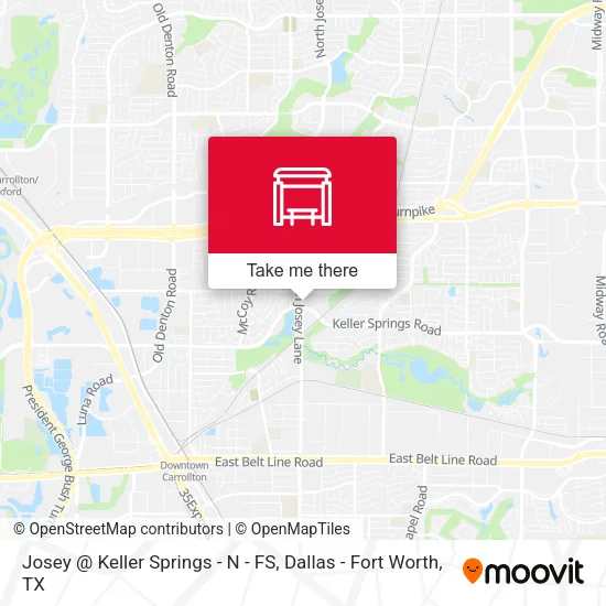 Josey @ Keller Springs - N - FS map