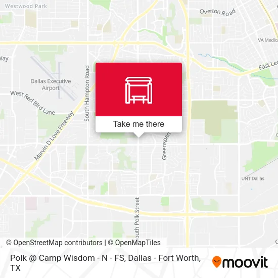 Polk @ Camp Wisdom - N - FS map