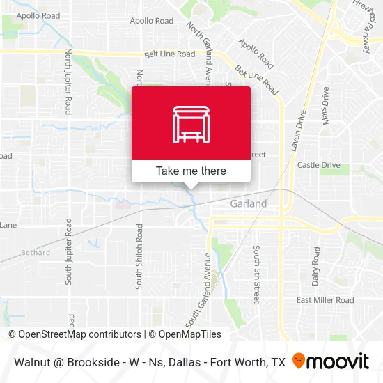 Walnut @ Brookside - W - Ns map