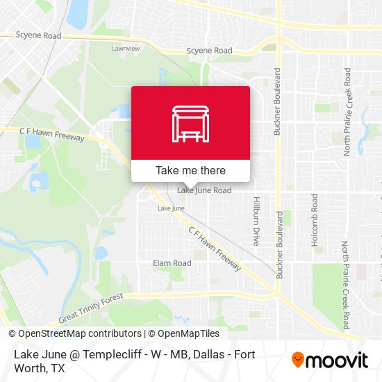 Lake June @ Templecliff - W - MB map