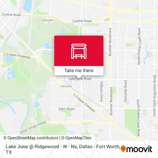 Lake June @ Ridgewood - W - Ns map