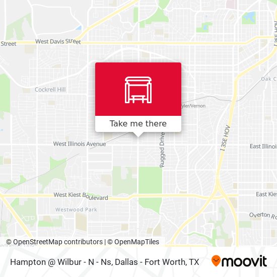 Hampton @ Wilbur - N - Ns map