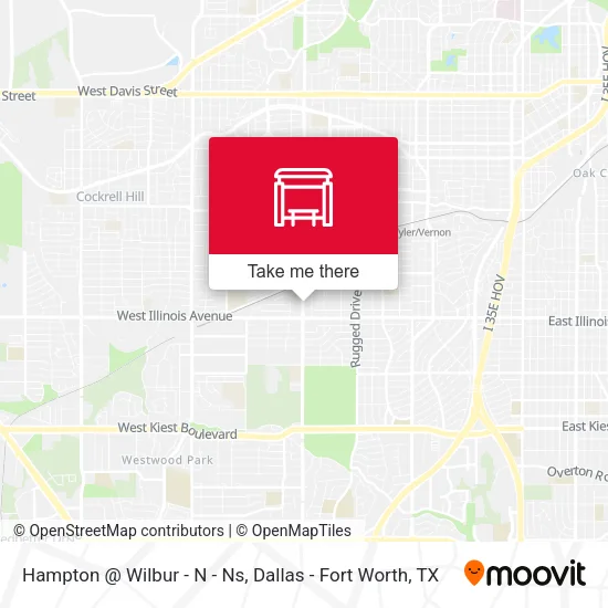 Hampton @ Wilbur - N - Ns map