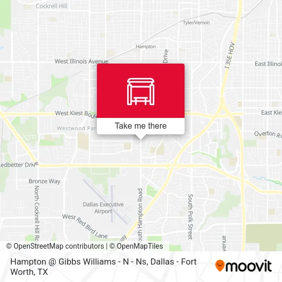 Hampton @ Gibbs Williams - N - Ns map