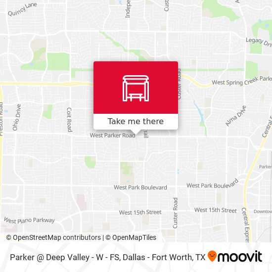 Parker @ Deep Valley - W - FS map