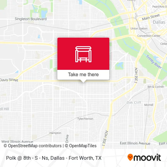 Mapa de Polk @ 8th - S - Ns