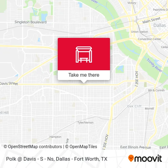 Mapa de Polk @ Davis - S - Ns