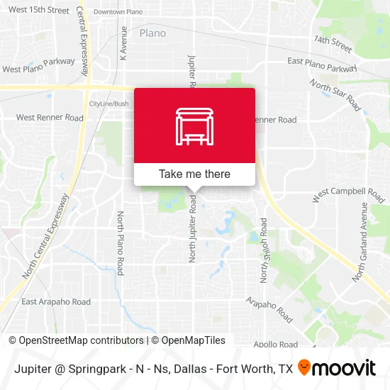 Jupiter @ Springpark - N - Ns map