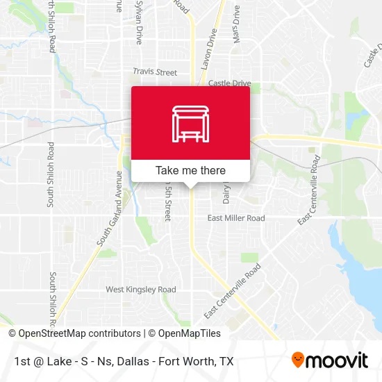 1st @ Lake - S - Ns map