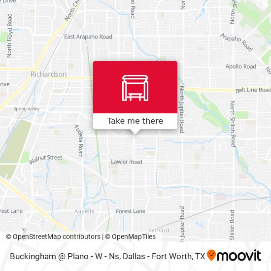 Buckingham @ Plano - W - Ns map