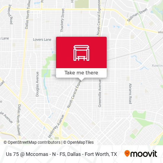 Us 75 @ Mccomas - N - FS map