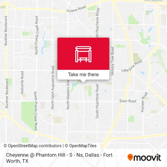 Cheyenne @ Phantom Hill - S - Ns map