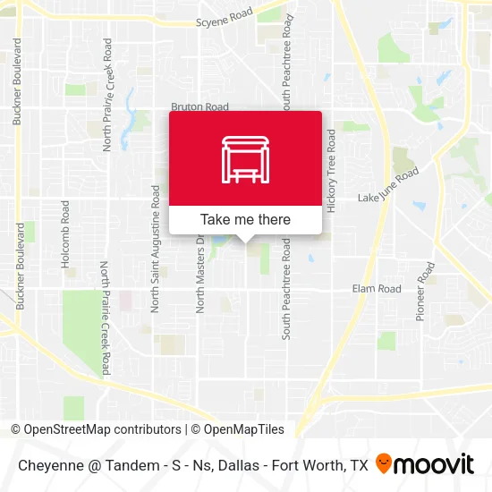 Cheyenne @ Tandem - S - Ns map